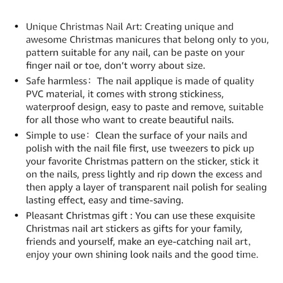 ✨CHRISTMAS & HOLIDAY NAIL WRAPS! ✨3/$15-MIX & MATCH! - Picture 3 of 8